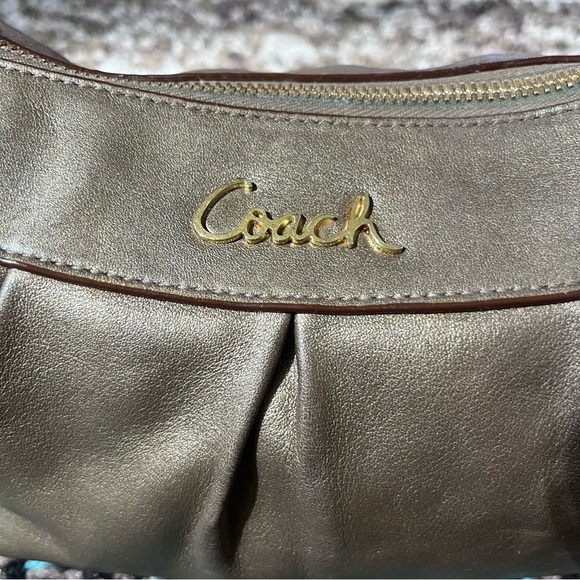 EUC Coach Metallic Brown Shoulder Bag - Picture 7 of 8